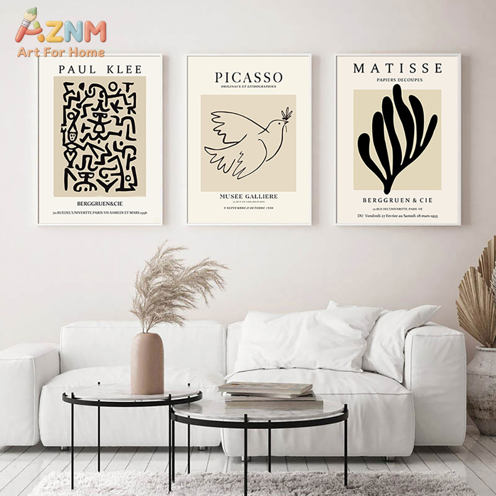 Wall Texture Spray - 3PCS Matisse Picasso Paul Klee Exhibition