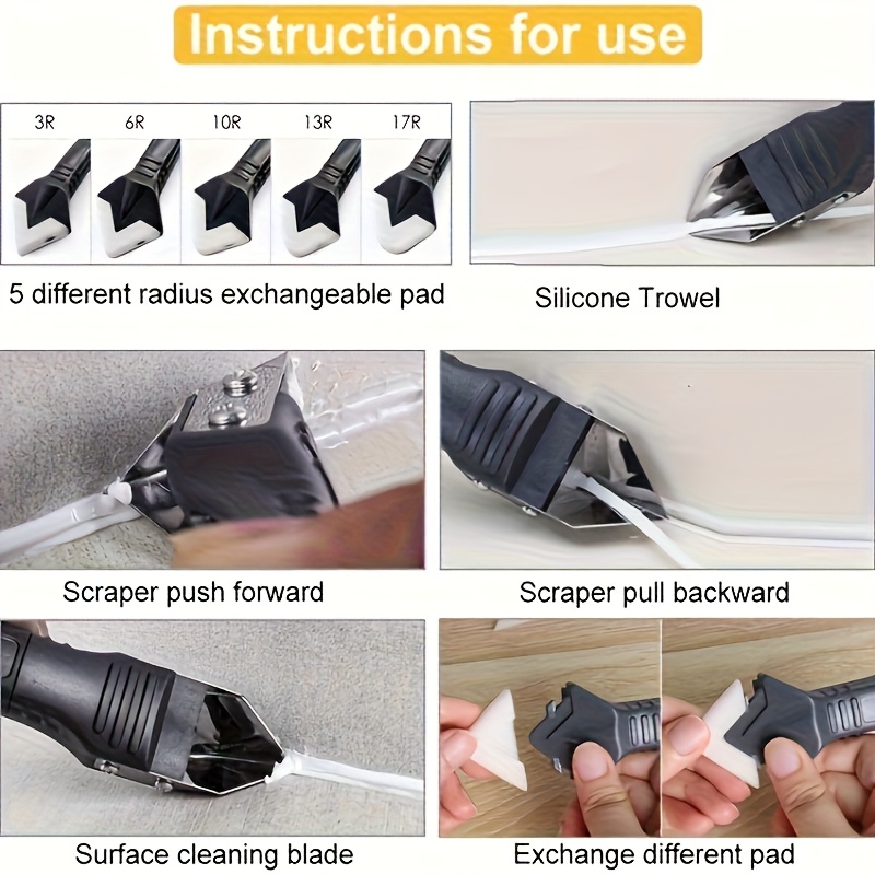 3 in 1 Silicone Caulking Tool  – Bathroom Caulk Siliconized recenzja i cena