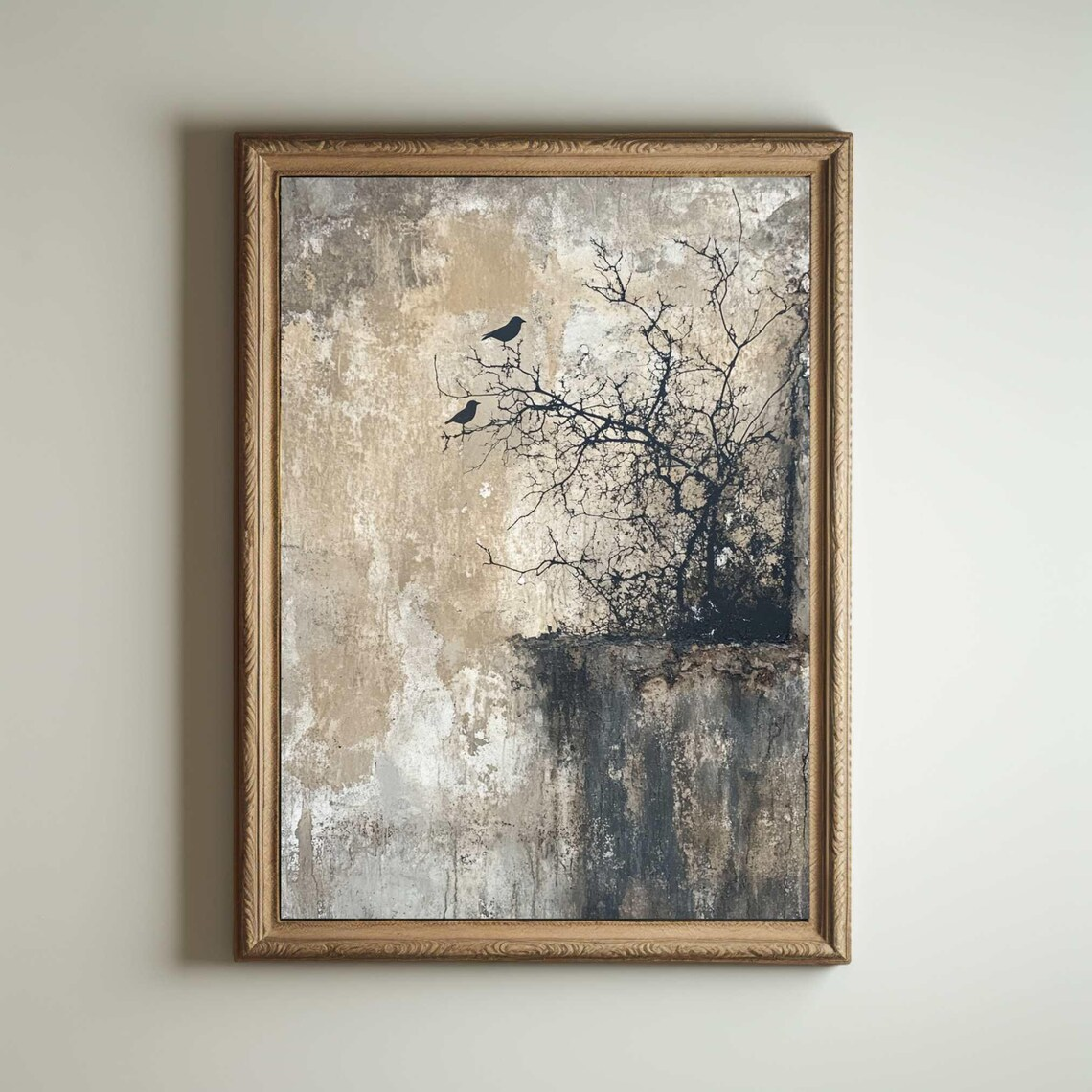 Tranquil Wabi-Sabi Bird Wall A – Wall Texture Spray recenzja i cena