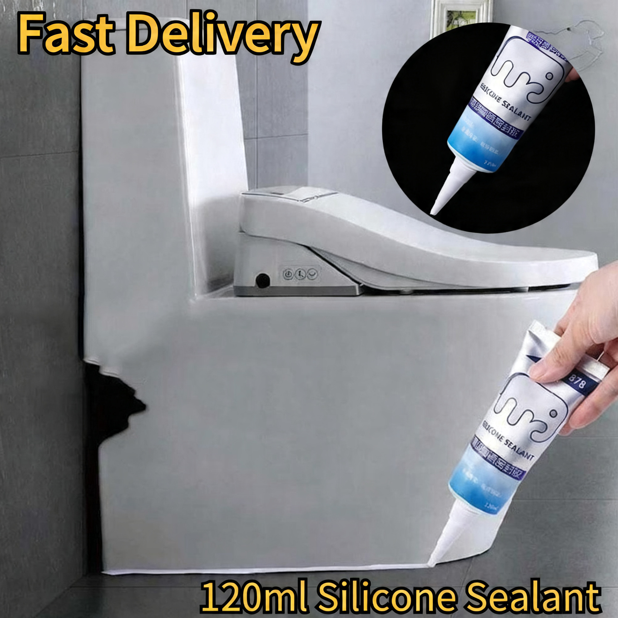 120ml Multipurpose Silicone Se – Bathroom Caulk Siliconized recenzja i cena
