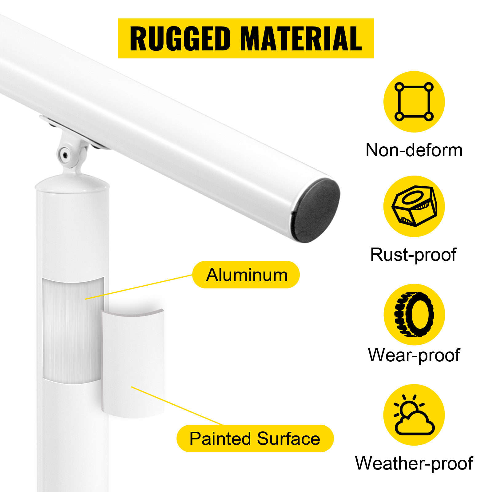 SucceBuy Handrail for Outdoor  – Home Improvement Fence recenzja i cena