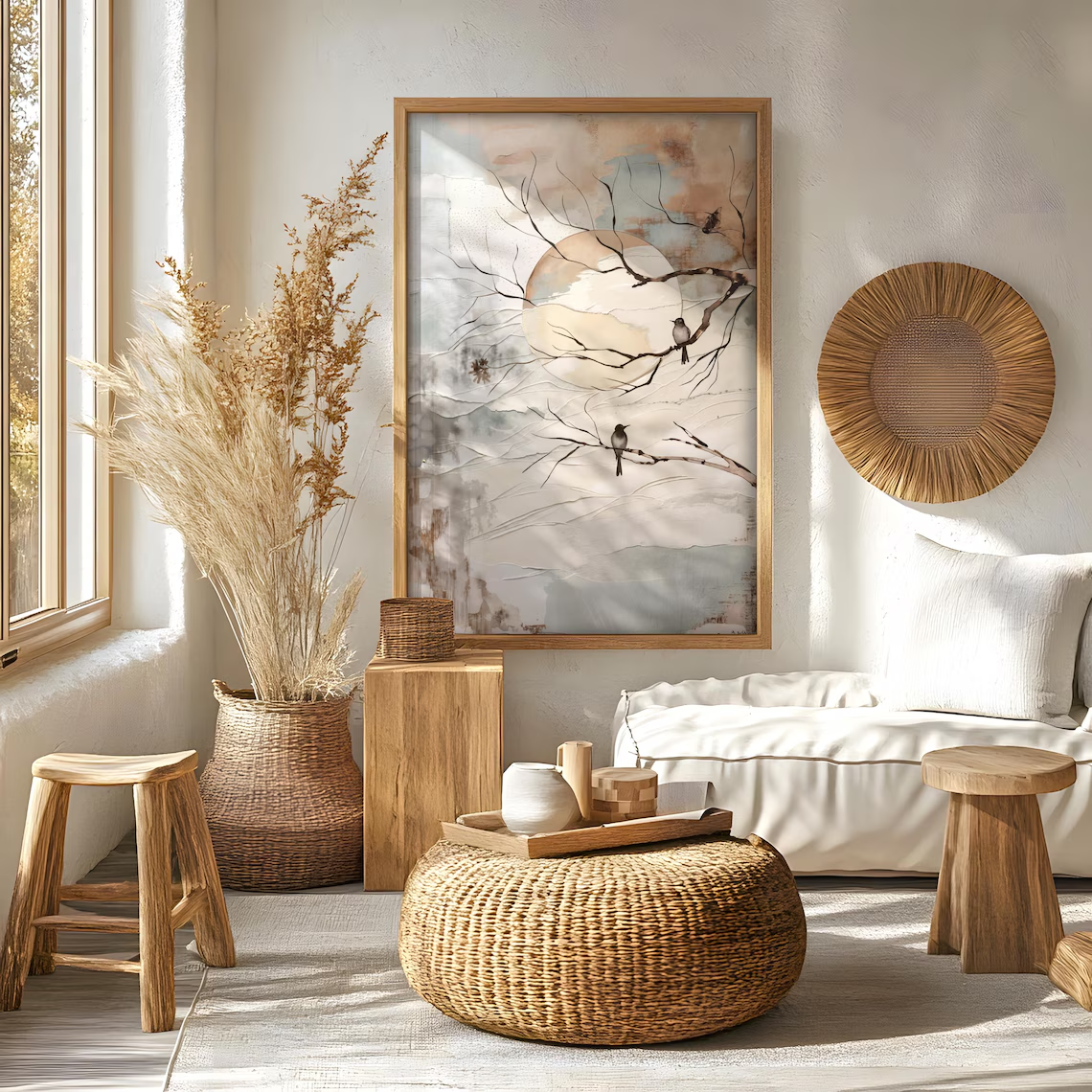 Serene Mixed-Media Nature Wall – Wall Texture Spray recenzja i cena
