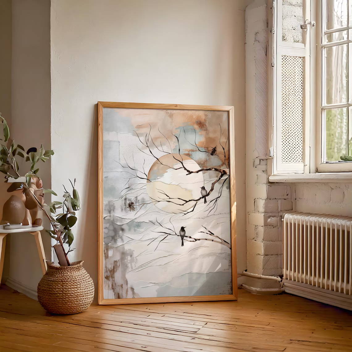 Serene Mixed-Media Nature Wall – Wall Texture Spray recenzja i cena