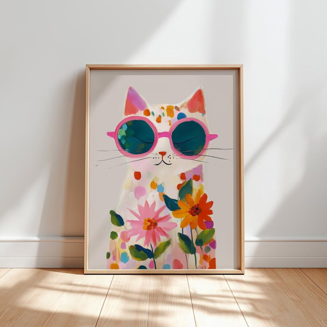 “Colorful Boho Cat Wall Art: P – Wall Texture Spray recenzja i cena