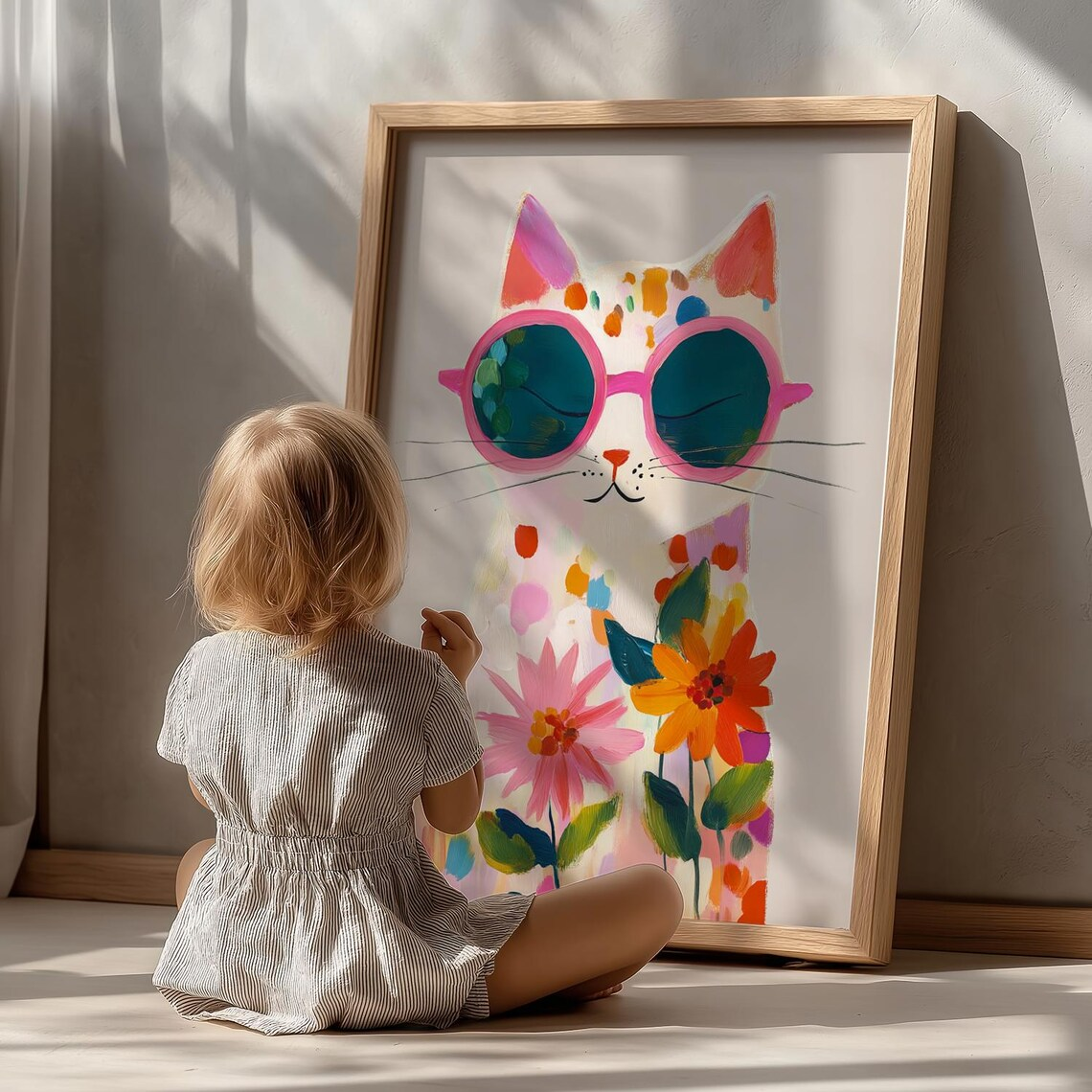 “Colorful Boho Cat Wall Art: P – Wall Texture Spray recenzja i cena