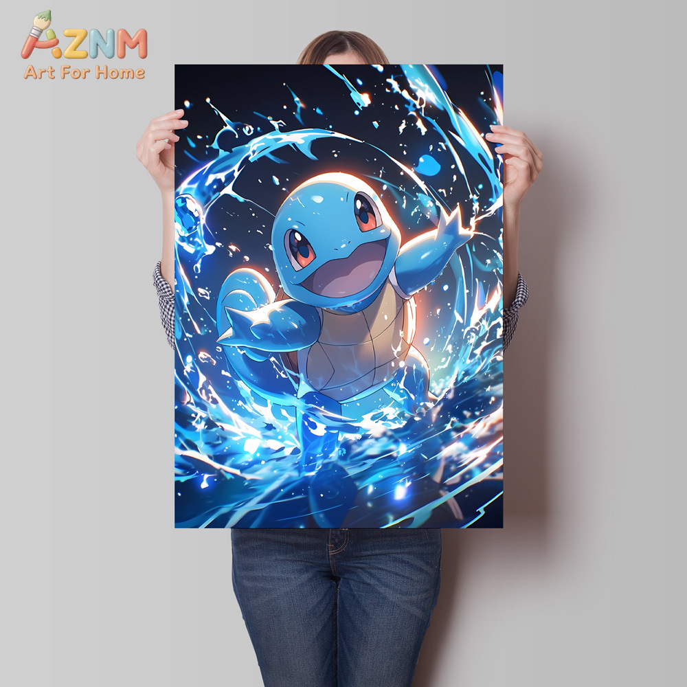 AZNM Pokemon Vaporeon Squirtle – Wall Texture Spray recenzja i cena