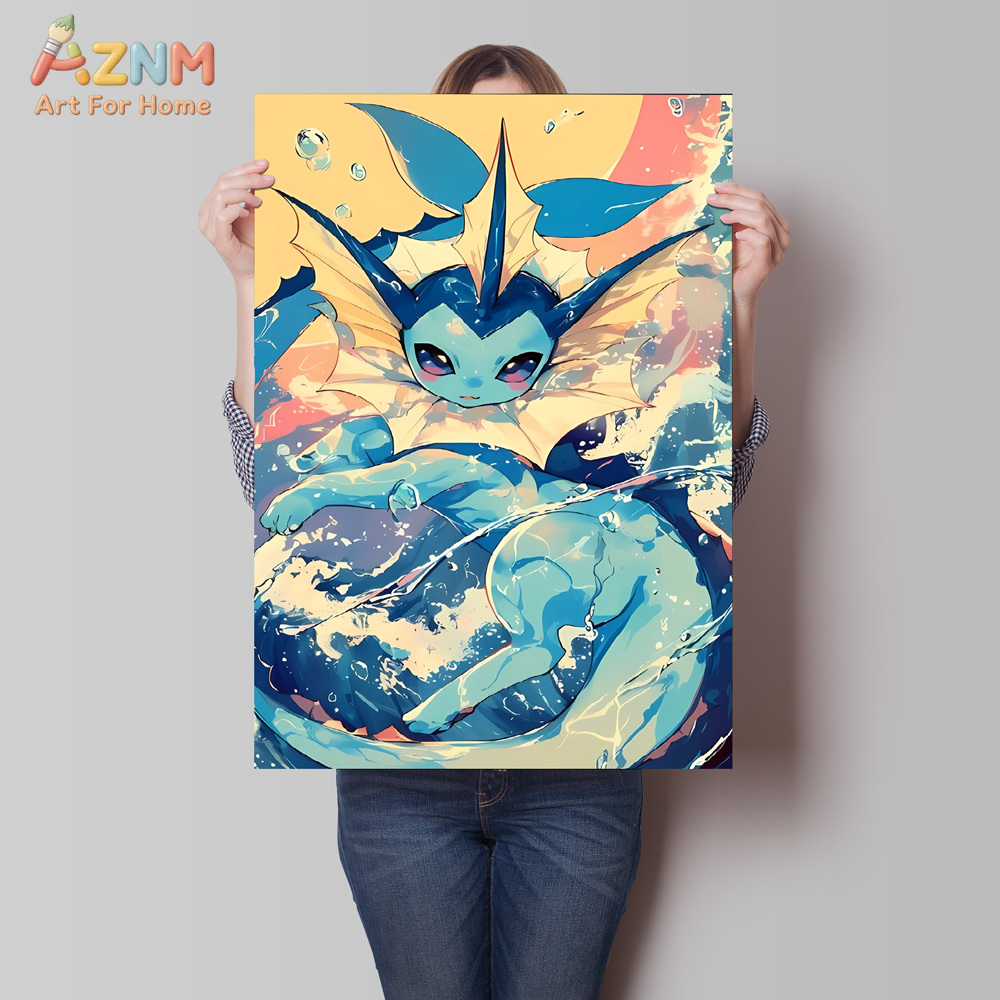 AZNM Pokemon Vaporeon Squirtle – Wall Texture Spray recenzja i cena