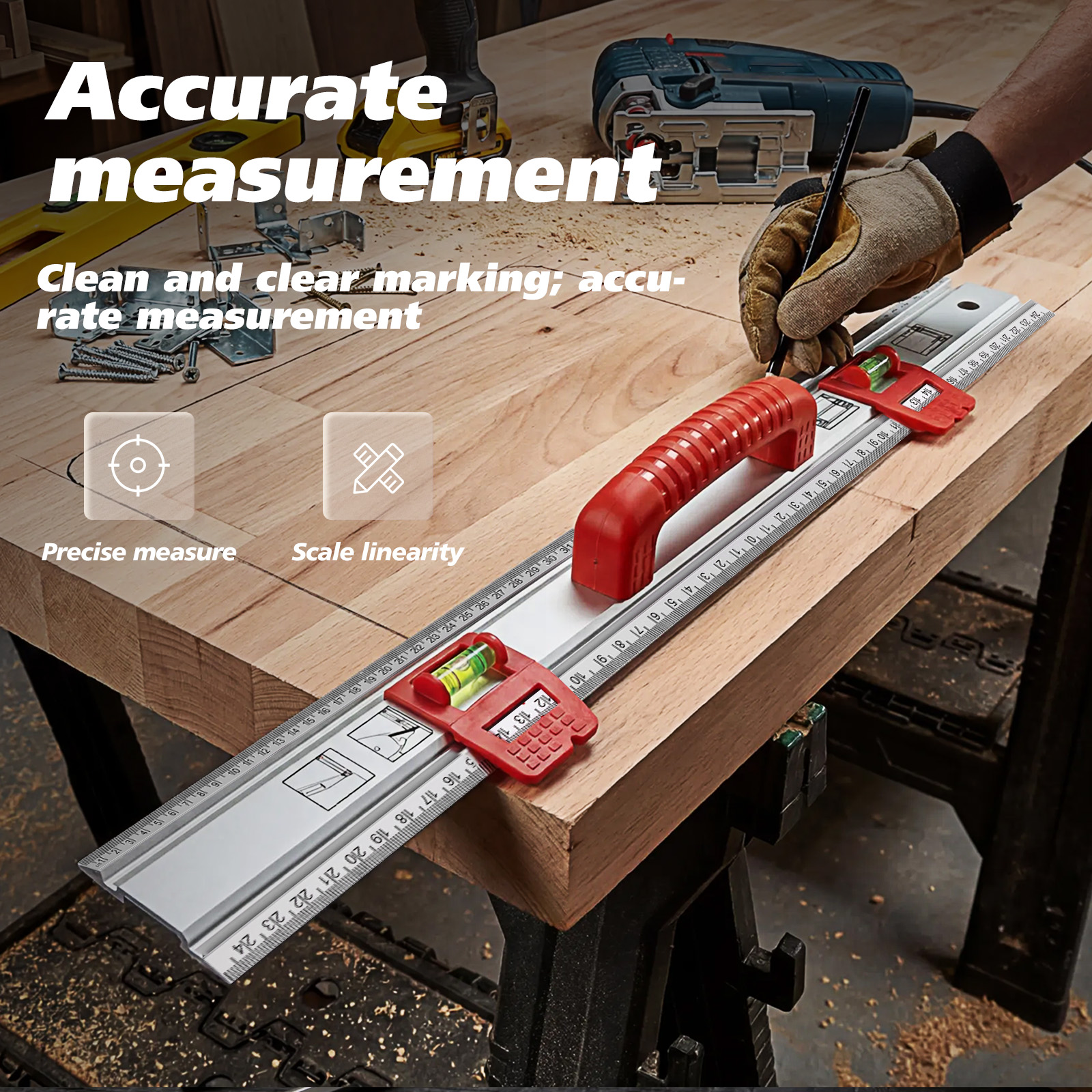 19.7inch Level Ruler Aluminum  – Home Improvement Guide recenzja i cena