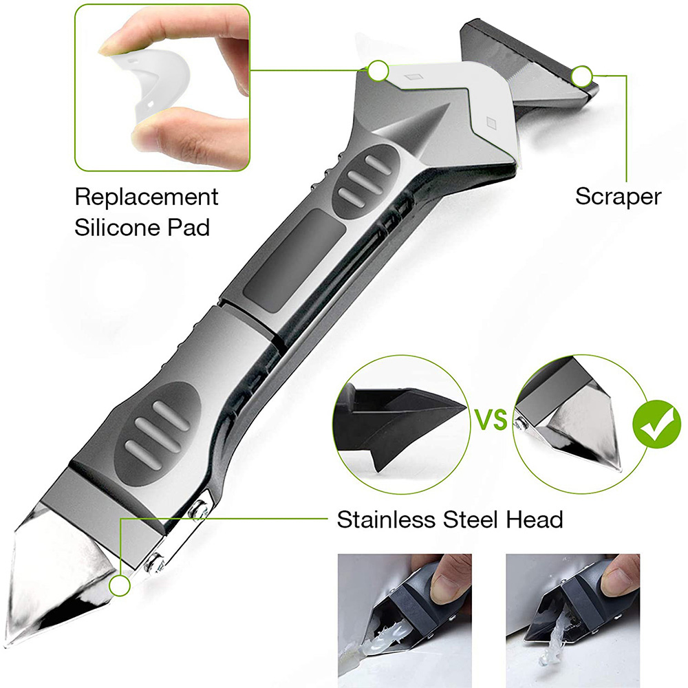 5 in 1 Silicone Caulking Tools – Bathroom Caulk Siliconized recenzja i cena