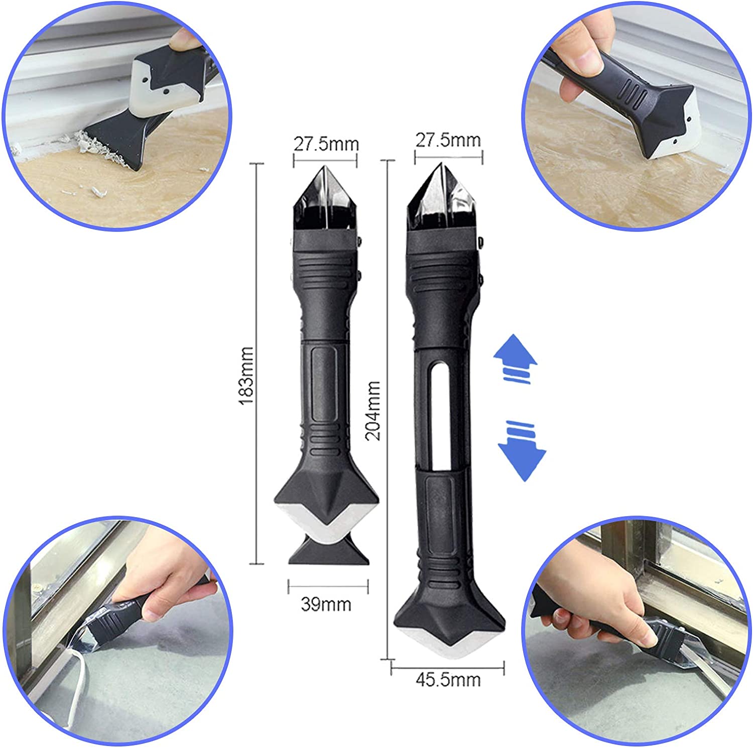 5 in 1 Silicone Caulking Tools – Bathroom Caulk Siliconized recenzja i cena