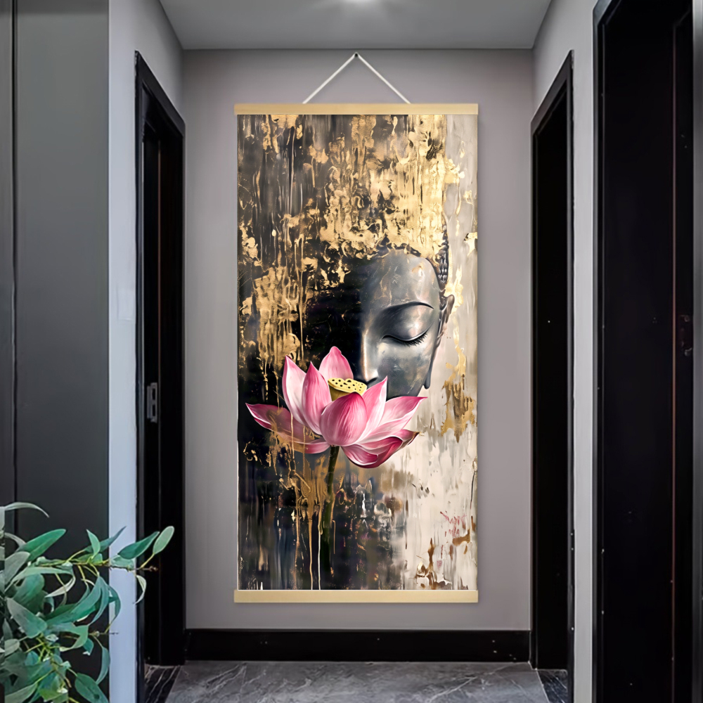 2D Flat 1pcs Canvas Scroll Pos – Wall Texture Spray recenzja i cena