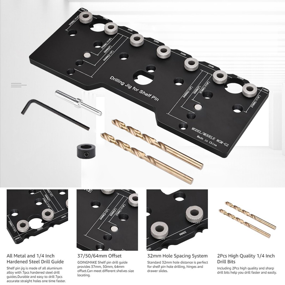 1/4 Inch Shelf Pin Jig, Alumin – Home Improvement Guide recenzja i cena
