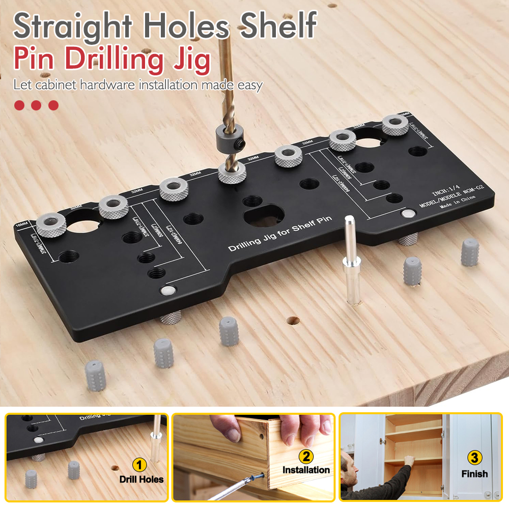 1/4 Inch Shelf Pin Jig, Alumin – Home Improvement Guide recenzja i cena