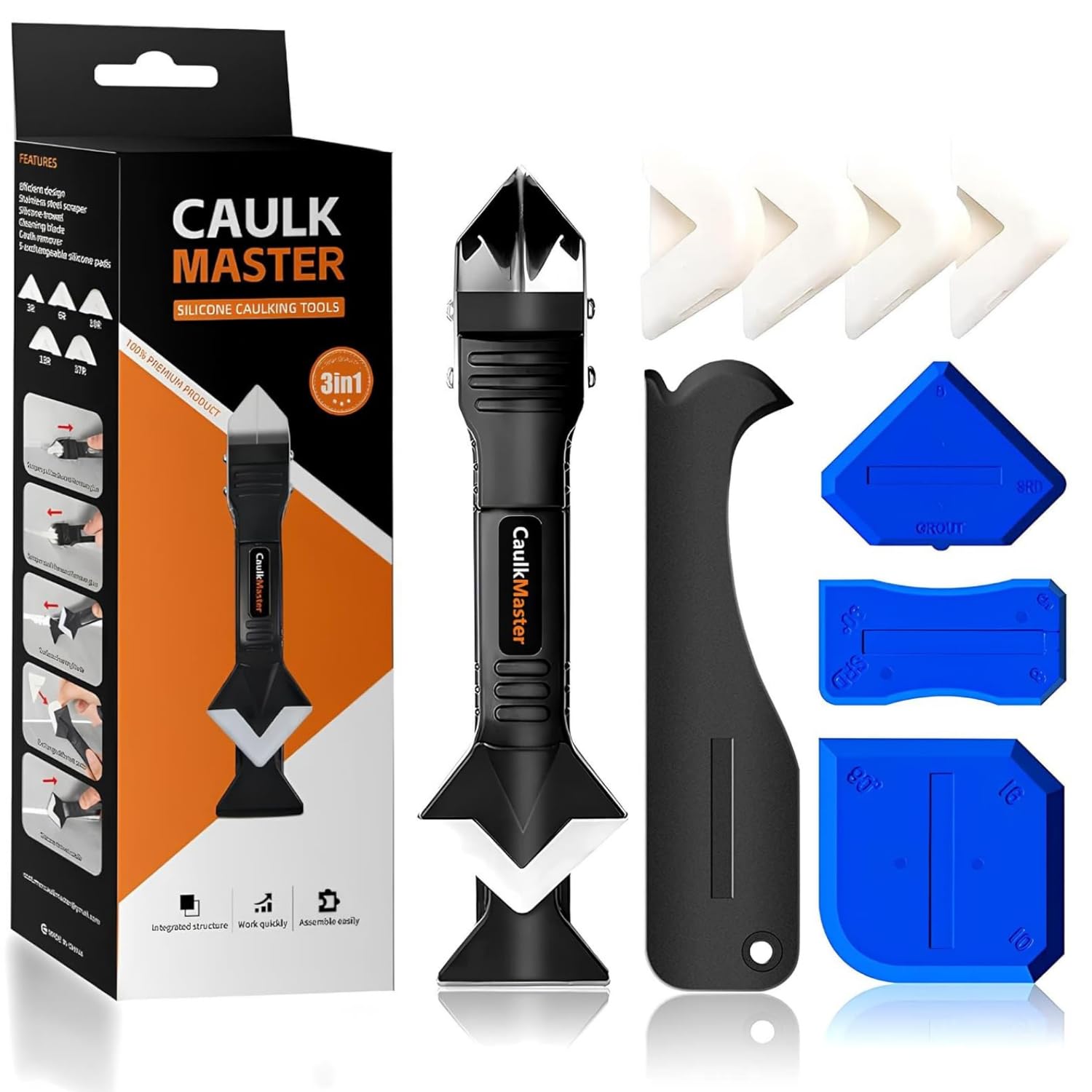 3 in 1 Silicone Caulking Tool  – Bathroom Caulk Siliconized recenzja i cena