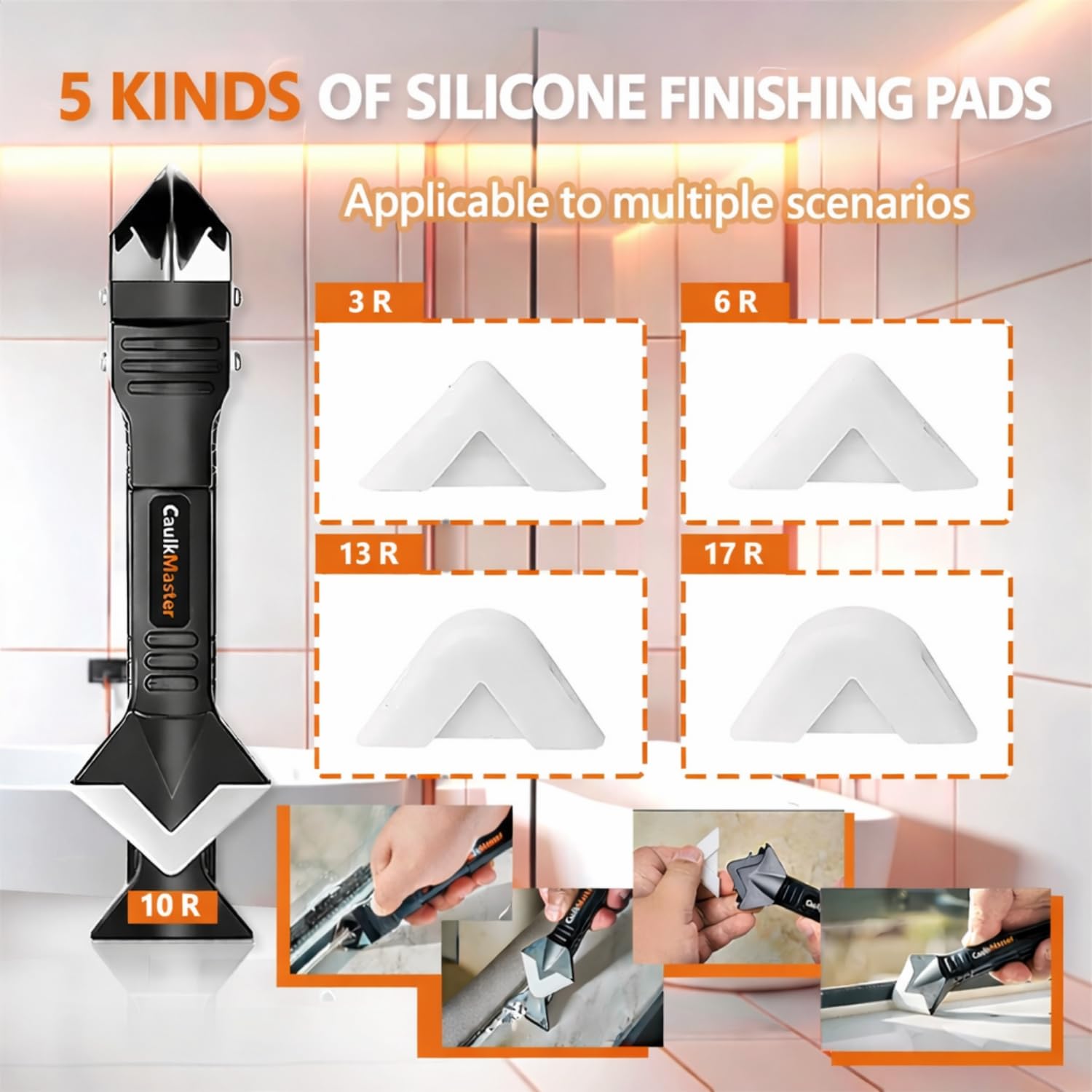 3 in 1 Silicone Caulking Tool  – Bathroom Caulk Siliconized recenzja i cena