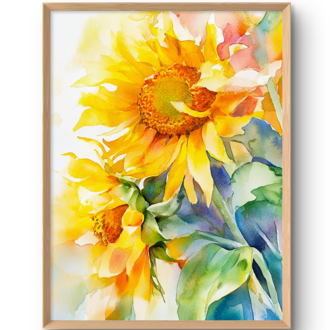 Sunflower Painting, Sunflower  – Wall Texture Spray recenzja i cena