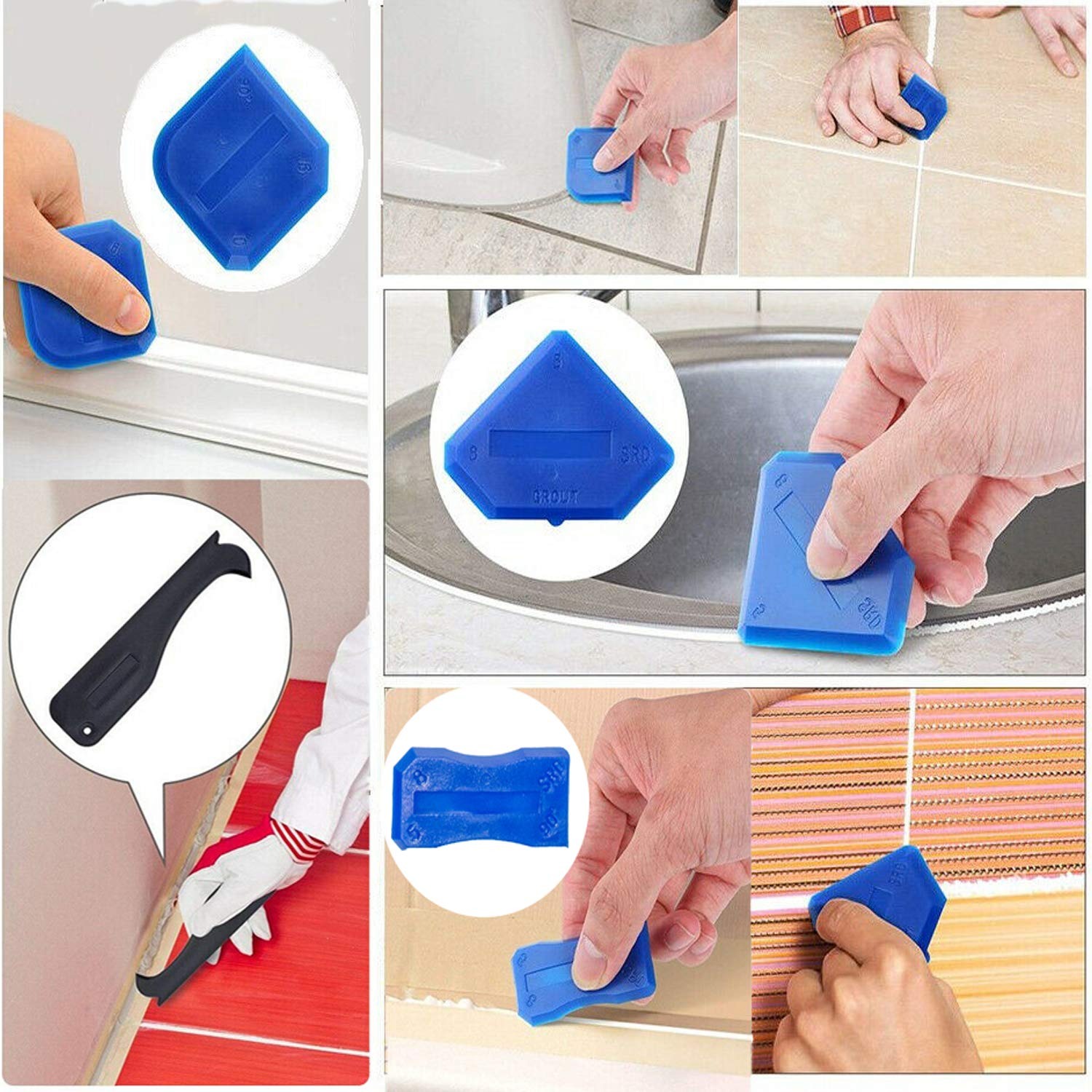 3 in 1 Silicone Caulking Tools – Bathroom Caulk Siliconized recenzja i cena