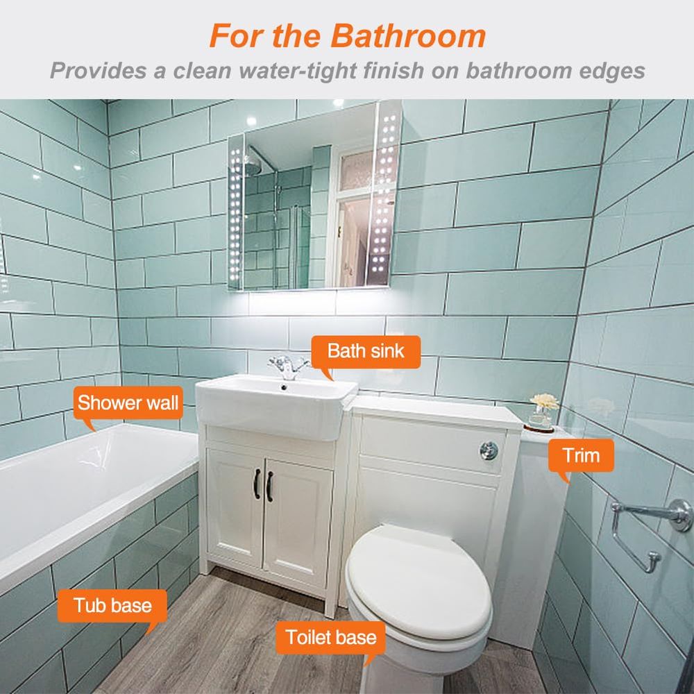 Waterproof Caulking Tape for T – Bathroom Caulk Siliconized recenzja i cena
